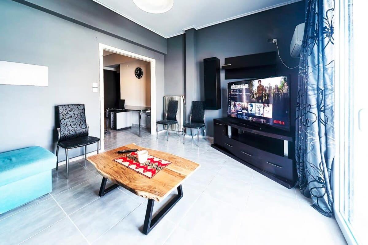 Topfloor Central Apt With Urban Views,3' To Metro Atény Exteriér fotografie
